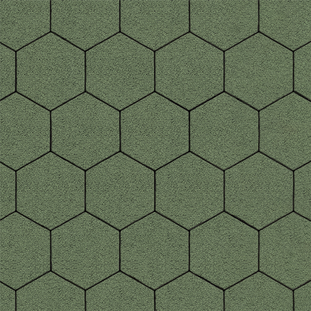 Тротуарная плитка СОТЫ - Гранит Зеленый