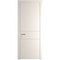 Межкомнатная дверь 45PWB перламутр белый с латунным молдингом