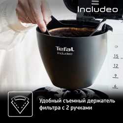 Капельная кофеварка Tefal Includeo CM533811