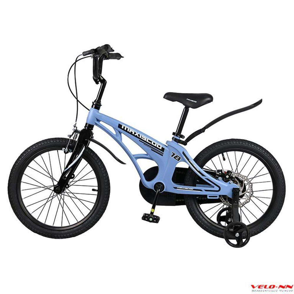 Велосипед 18" Maxiscoo Cosmic  Стандарт  голубой матовый