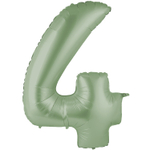 Шар фольгированный Цифра 4 101 см (Зеленый)