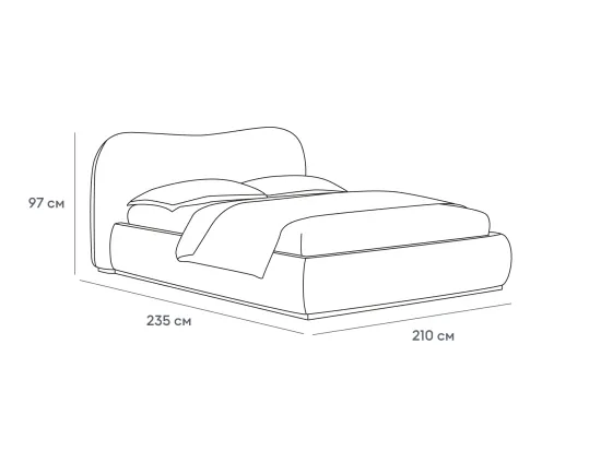 Кровать Patti с подъемным механизмом 924455