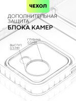 Чехол BROSCORP для realme Narzo 50i Prime;realme C30 (арт. RM-N50iPRIME-TPU-01-POCKET)