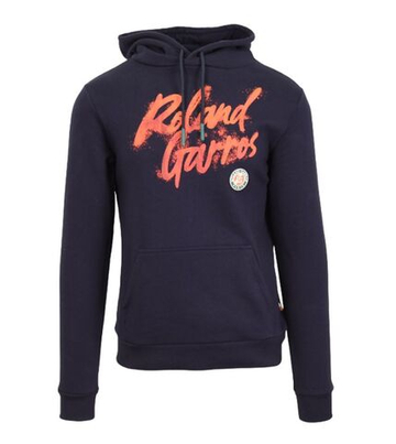 Мужская теннисная кофта Ролан Гаррос 2025 Графика - темно-синий