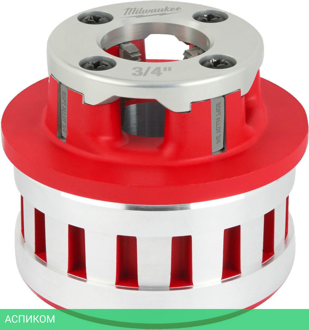 Плашка для резьбонарезного инструмента Milwaukee FPT2H 3/4" BSPT Alloy (4932480240)