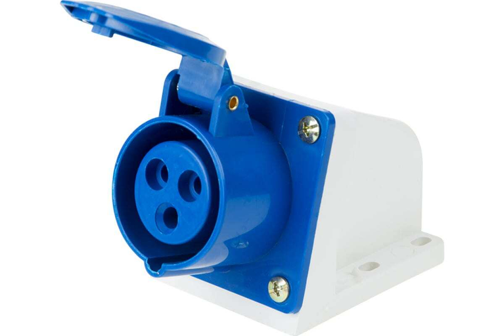 Розетка REXANT 113 стационарная 2Р+РЕ 16А 220В IP44 11-8909