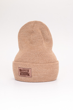 Шапка весенняя/осенняя вязаная КИКИ(Св.бежевый меланж)