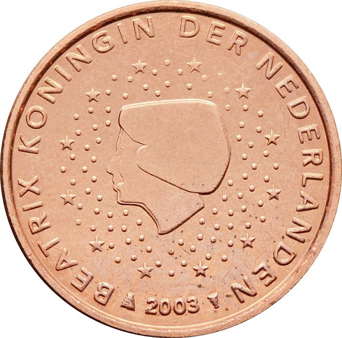 1 евроцент 2003 Нидерланды (1 euro cent)