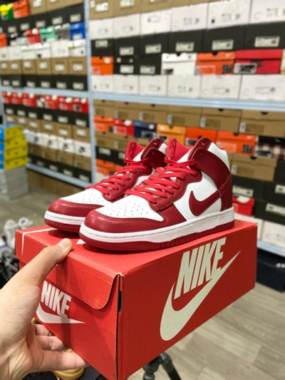 Nike Dunk High "Championship White Red"