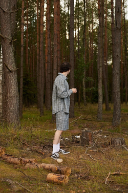 Рубашка "Linen" в клетку