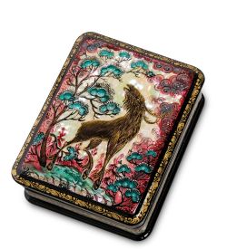 Народные промыслы ШК-45/57 Шкатулка «Сохатый» исп. Орлова