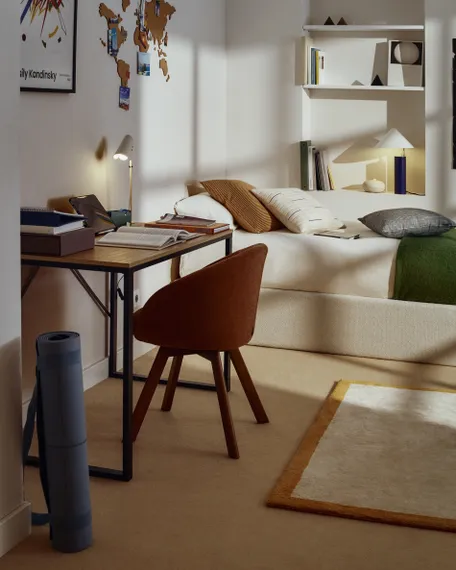 Письменный стол Talbot 120x60 см черный