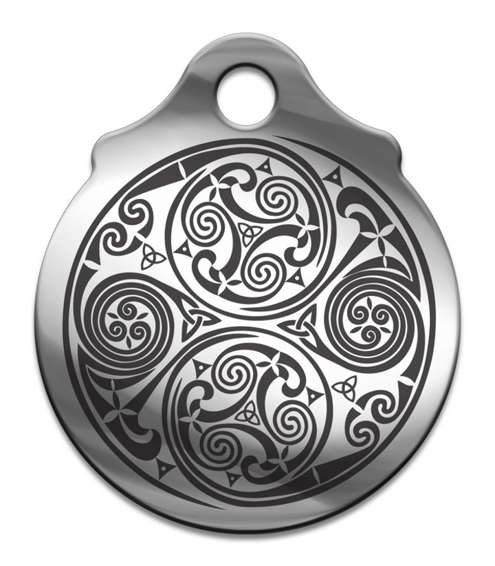 Амулет Кельтский № 07 Кельтские спирали, медицинская сталь