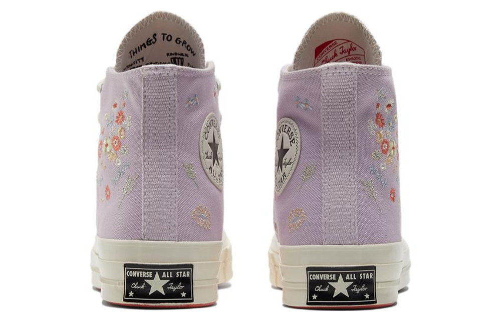 Chuck 70 Wmns Converse High "Embroidered Floral Print - Pale Amethyst" Women"s