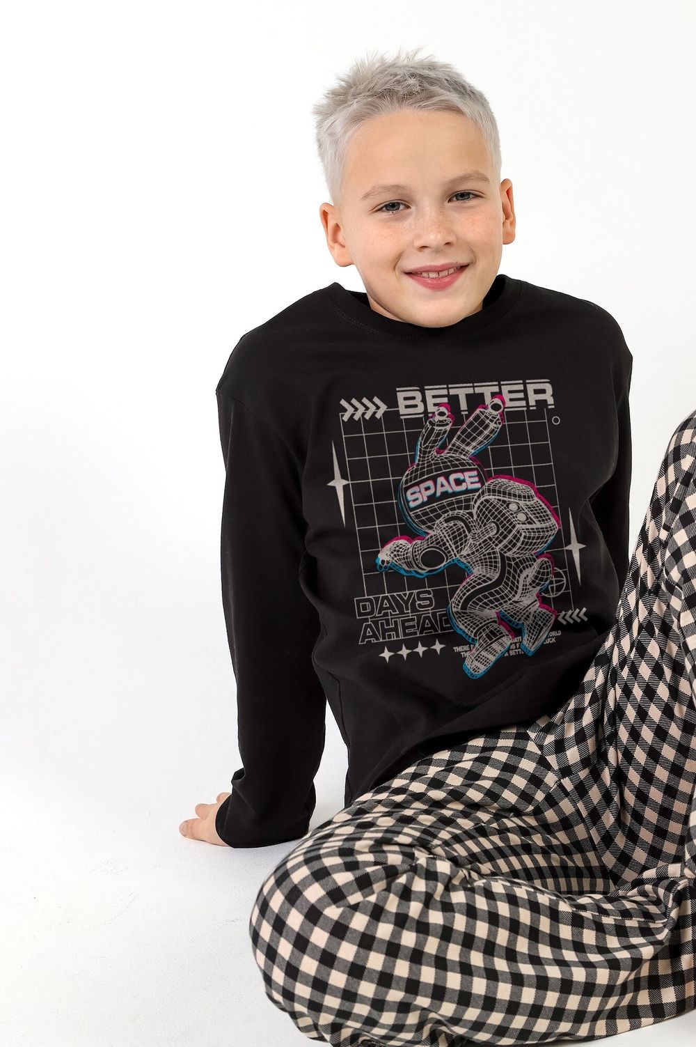 Пижама для мальчика Отдых-1 Виотекс ЧЁРНЫЙ