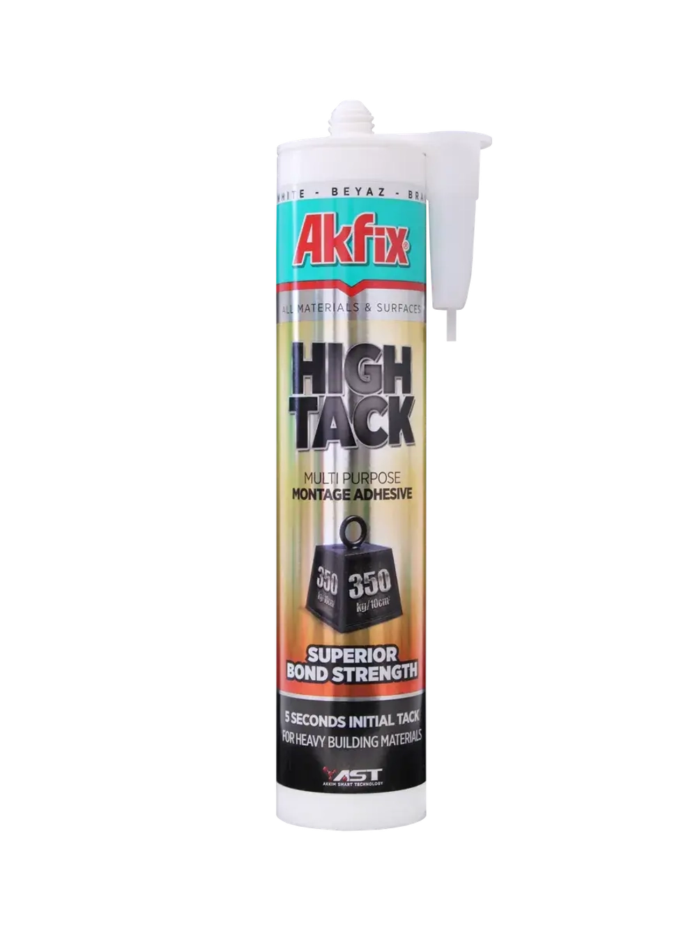 Клей жидкие гвозди монтажный Akfix HIGHTACK 290мл.