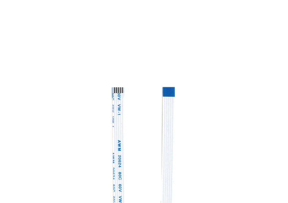 Шлейф 5 pin, 20 см, шаг 1 мм FFC, прямой А