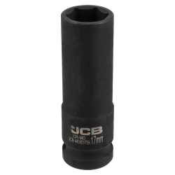 Головка ударная глубокая тонкостенная 1/2'', 17мм (6гр.) JCB JCB-4458517TH