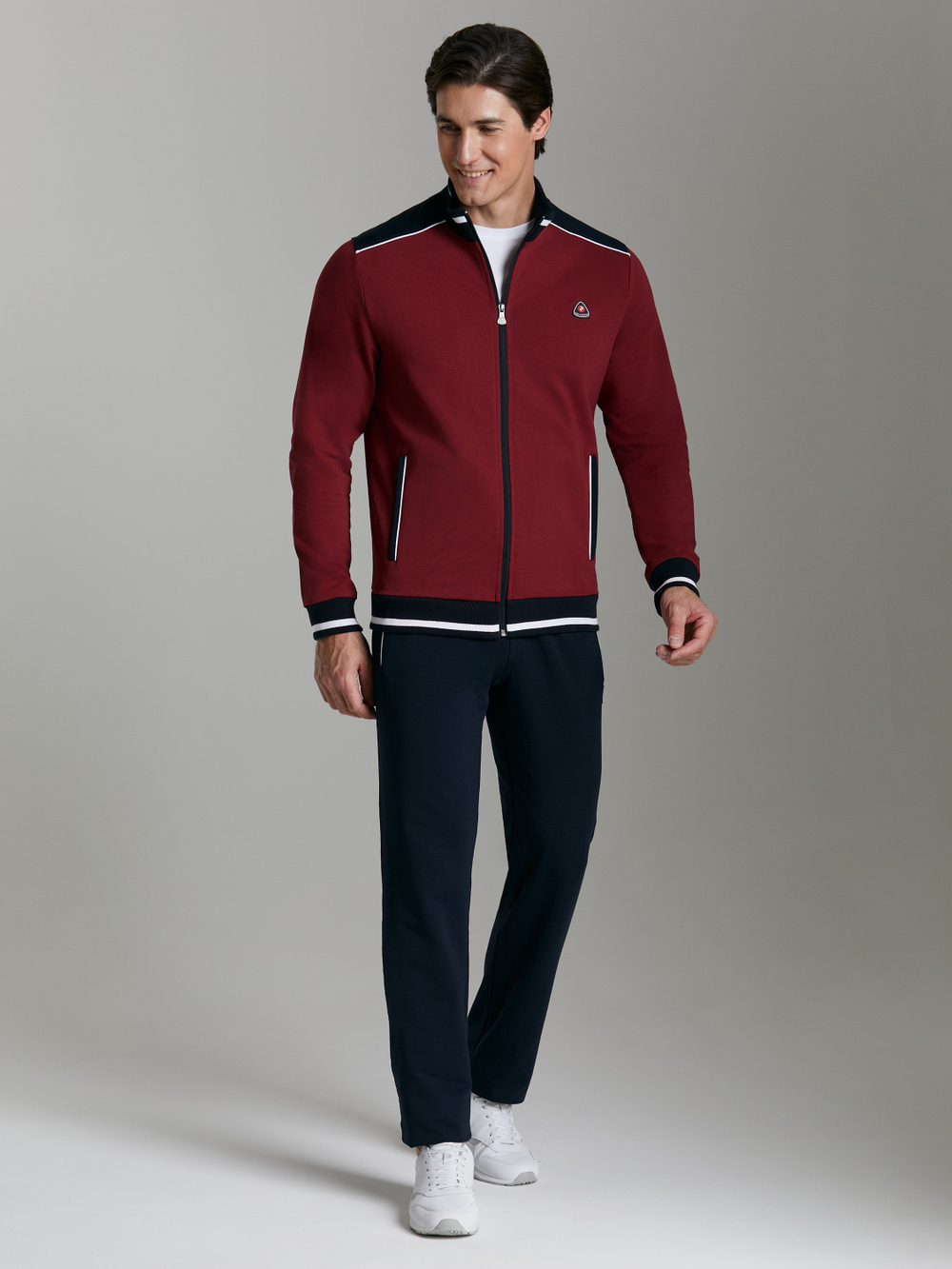 Спортивный костюм мужской 12M-RR-1128/1 RED-N-ROCK'S бордовый