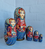 Матрёшка 21см  "С лисичкой" 5мест