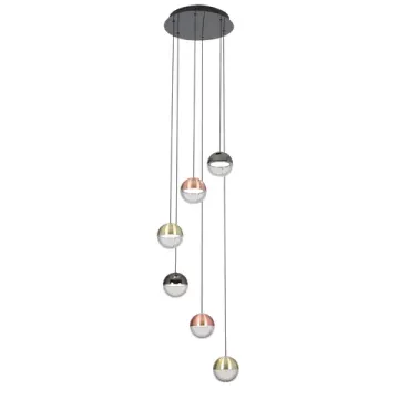 Каскадная люстра 31.8W 4000K 4371-6P бронзовый Luna Favourite