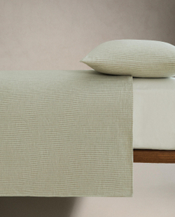 Пододеяльник Zara Home, лён 55%, хлопок 45%, в полоску, 5186/088