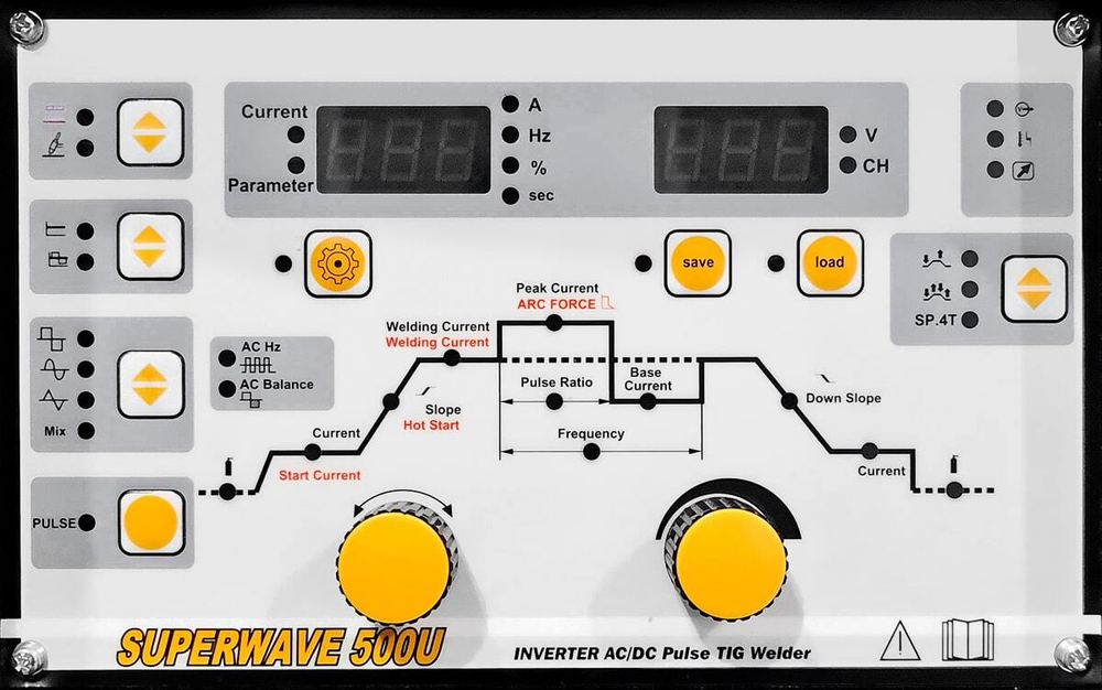 Аппарат аргонодуговой сварки HUGONG SUPERWAVE 500U (без БО и тележки)