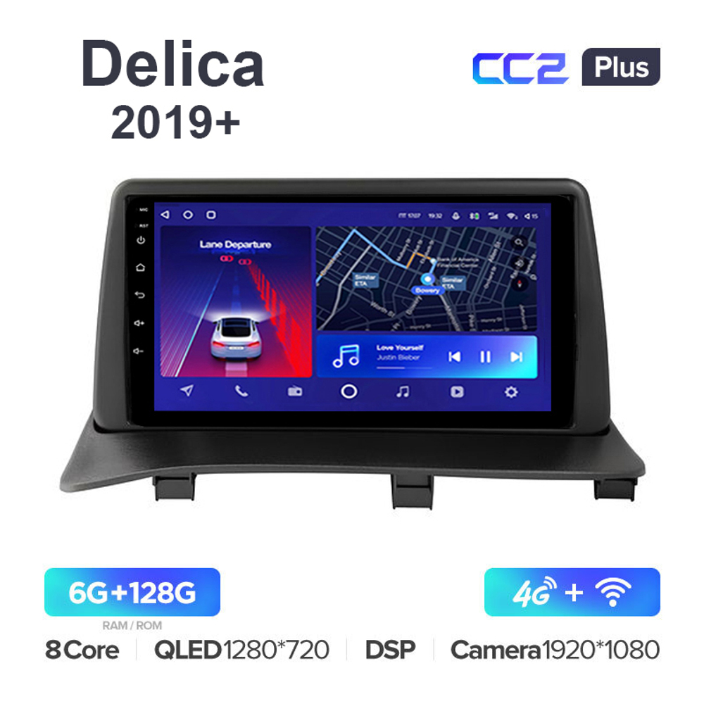 Teyes CC2 Plus 9"для Mitsubishi Delica 2019+