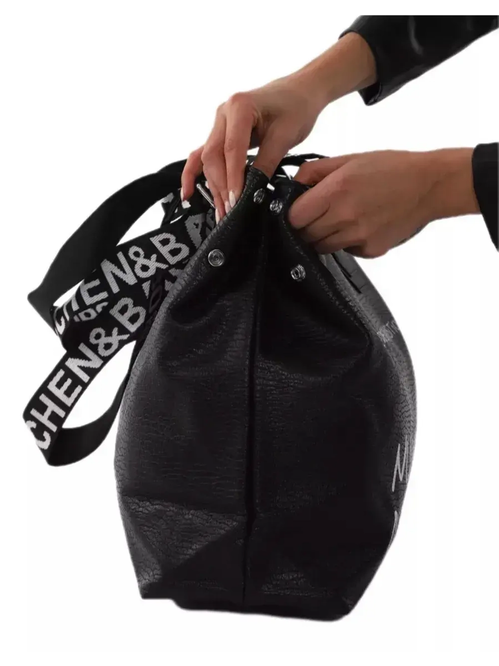 Сумка женская из эко-кожи через плечо шоппер дорожная