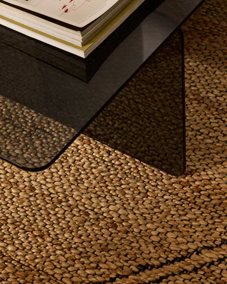 Журнальный столик Zaren 120x60 см, серое закаленное стекло