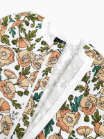 Утеплённый комбинезон с открытой ножкой Mjölk Sleep and Play Маки NEW