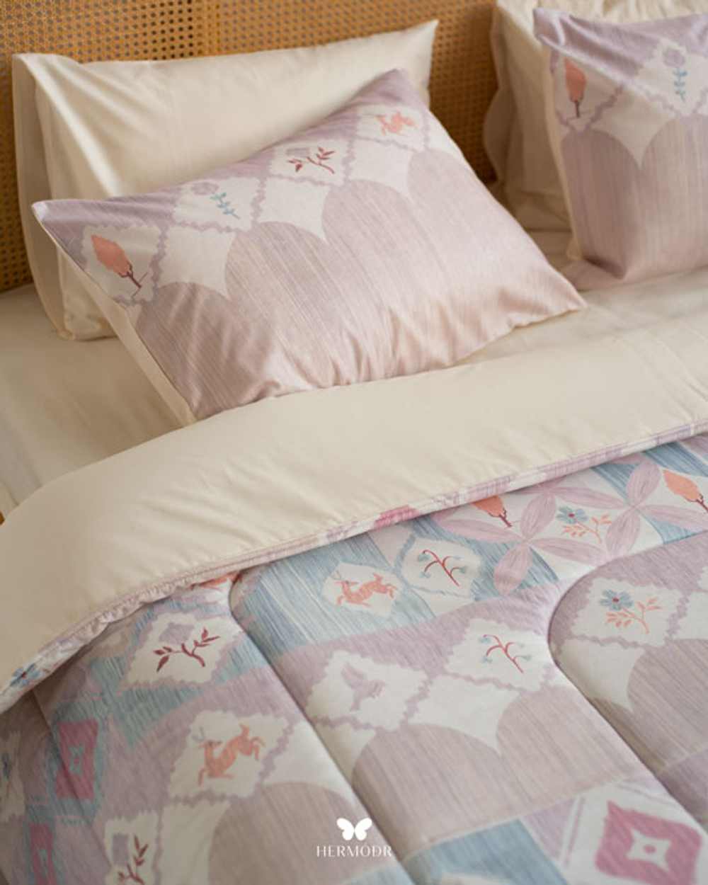 Комплект постельного белья двуспальный Jacket Hermodr 8 предметов 130220289 Иран