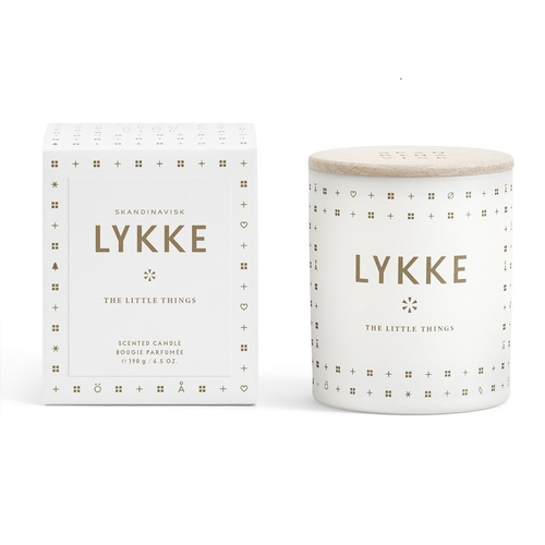 Свеча ароматическая lykke с крышкой, 190 г