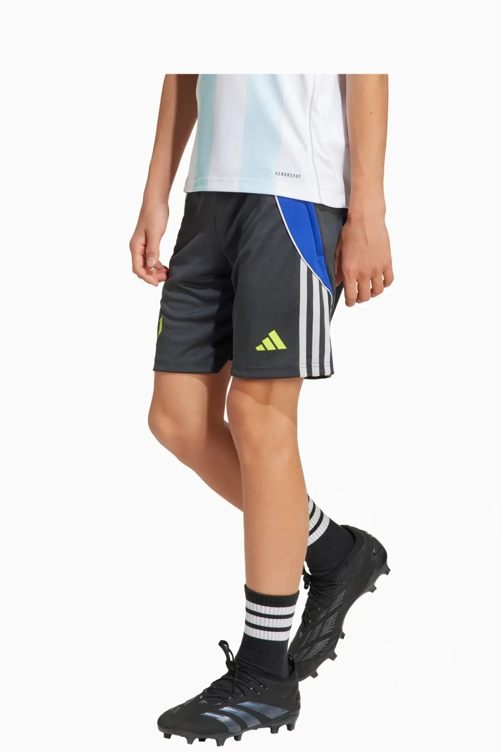 Шорты adidas Messi Training Junior - серый