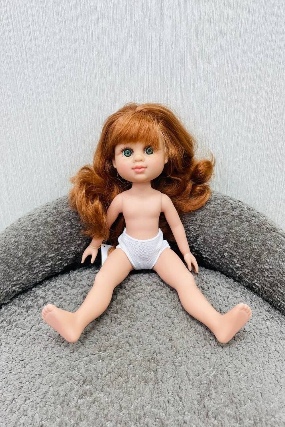 УЦЕНКА Кукла BERJUAN виниловая 35см My Girl без одежды (2886)