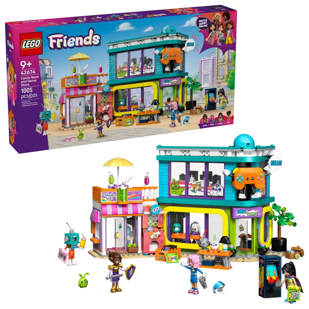 Конструктор LEGO Friends 42674 Магазин комиксов и игр