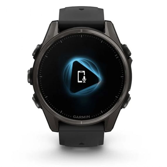 Garmin Fenix 8 43 мм AMOLED Sapphire – карбоново-серый титан