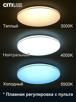 Citilux Лаконика CL725680G LED RGB Светильник с пультом