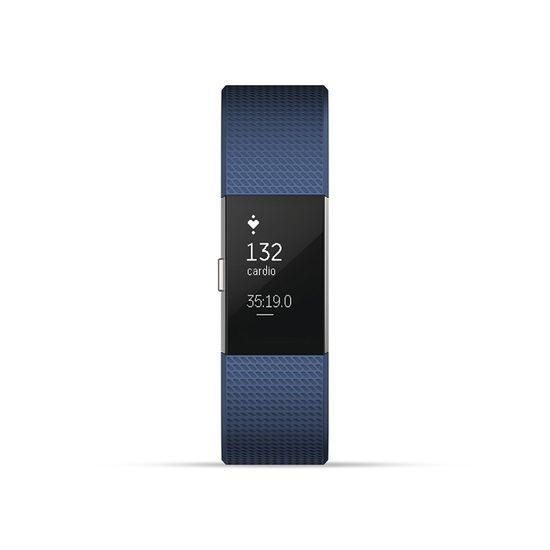 Умный фитнес-браслет Fitbit Charge 2, Синий (L), FB407SBUL-EU