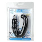 Вибромассажер простаты или клитора и точки G (Цвет: черный)