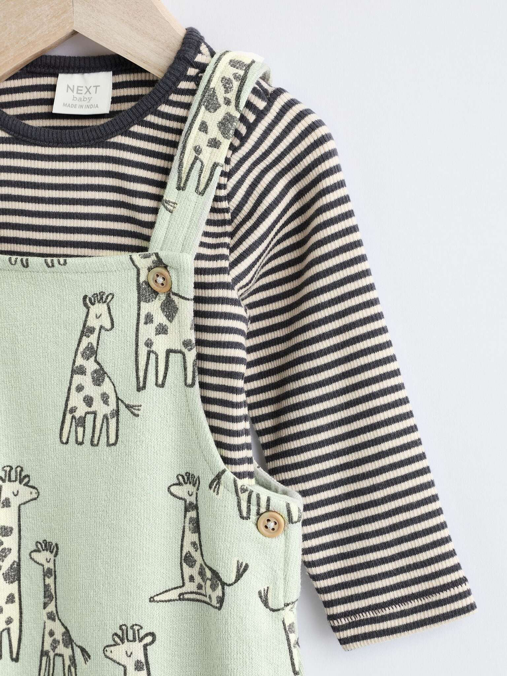 Боди и комбинезон в комплекте для малышей Next Q96-685, Светло-зеленый