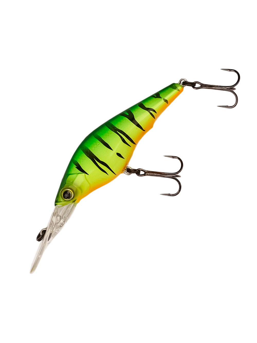 Воблер для рыбалки Duel Hardcore Shad SR (Shallow Runner) 60SF R1382-GHPB, 60 мм, 6 г, медленно всплывающий, шэд