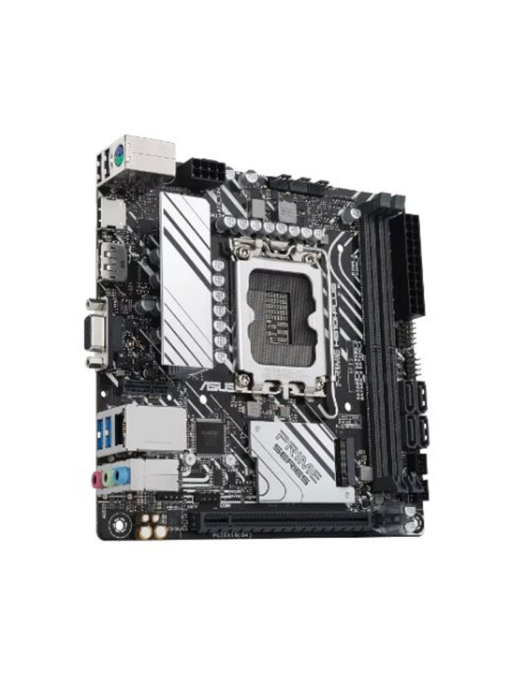 ASUS PRIME H610I-PLUS-CSM (Socket 1700, mini ITX, 2xDDR5(96GB), VGA/HDM/DP, 1xPCIe 4.0x16, 1xLAN, 4xSATA 6Gb/s, 1xM.2, 1xM.2 E key, 2xUSB 3.2, 2xUSB 2.0, 1xPS/2)