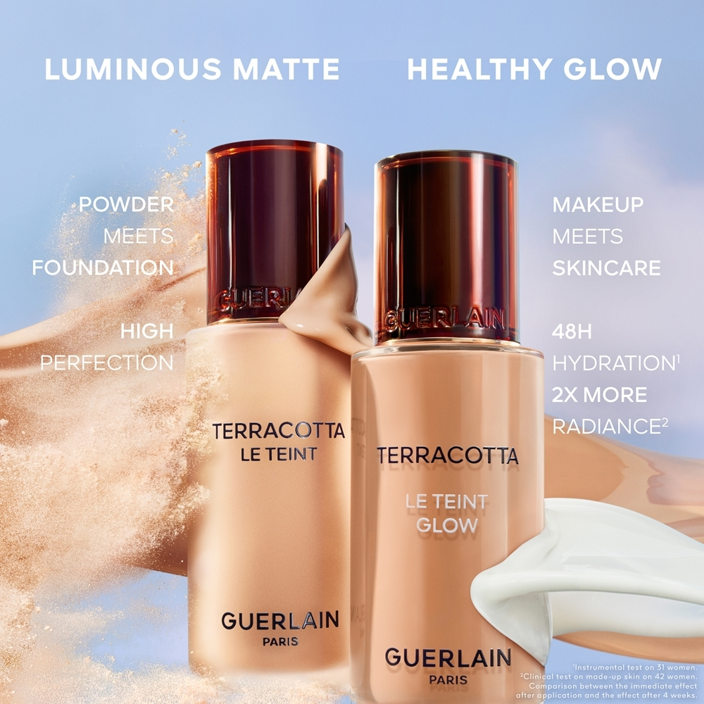 GUERLAIN Terracotta Le Teint Glow - Осветляющая жидкая основа для естественного вида, 35 ml