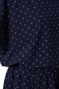 Платье женское 3989зп, т.синий алфавит #176Атс053989зп