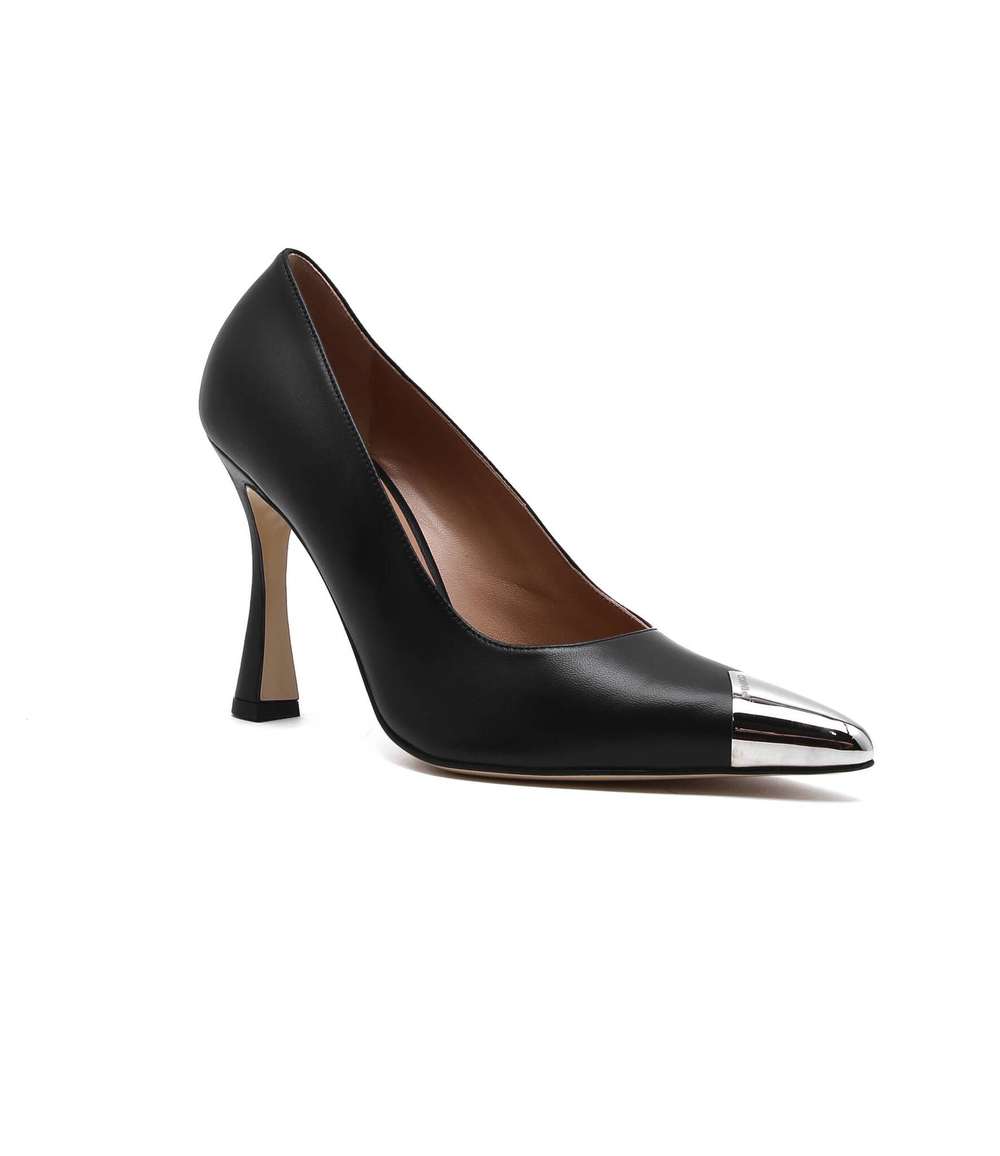 Кожаные туфли на шпильках peperoncino Pinko - черный(1H2154 A0DA)