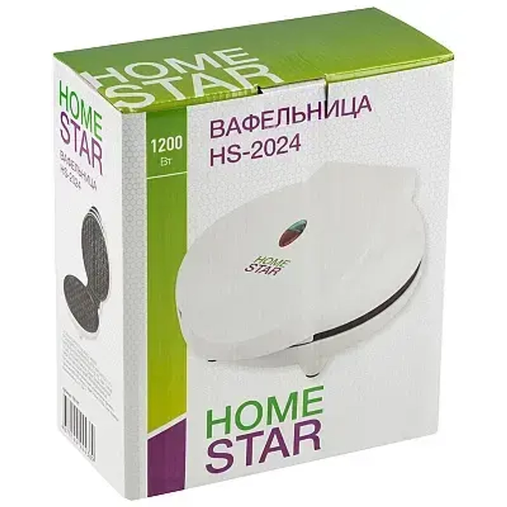 Вафельница 1200Вт, венская вафля «HomeStar» HS-2024