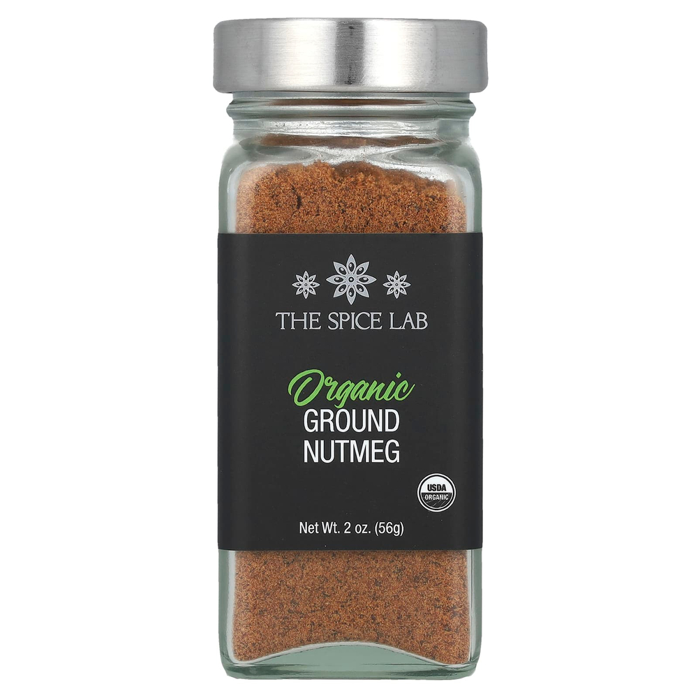 The Spice Lab, Органический молотый мускатный орех, 56 г (2 унции)