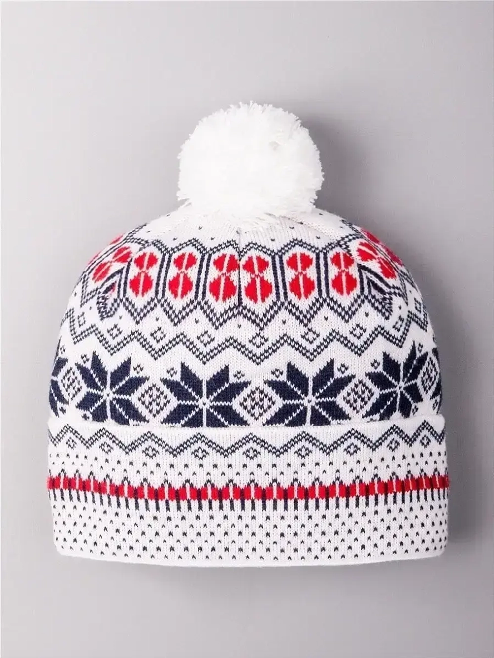 Шапка зимняя мужская вязаная