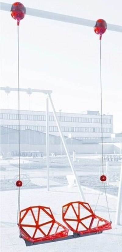 Высокие качели, для 4-опорной конструкции